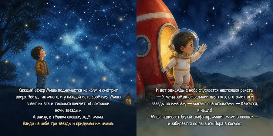 Пример разворота