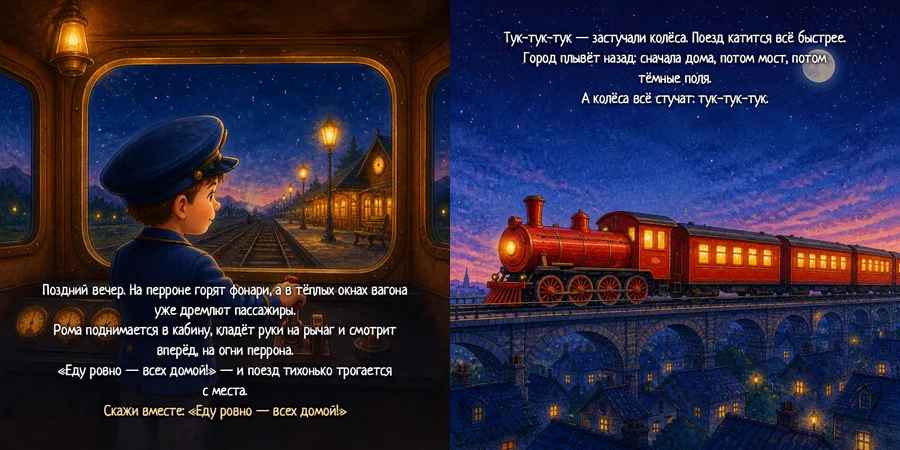 Пример разворота